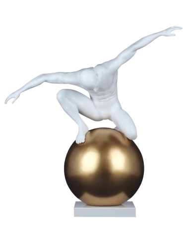 Statue Homme Globe