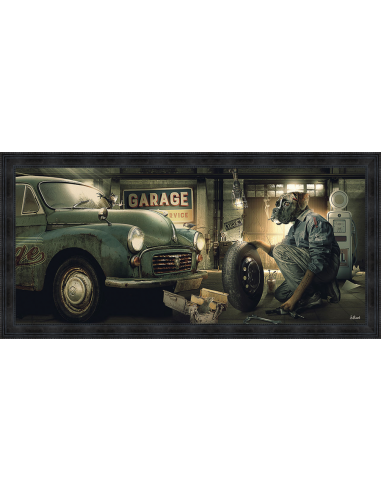 Tableau Garage Vintage